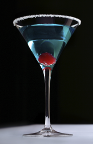 BLUE RASPBERRY MARTINI